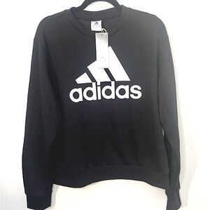Adidas Crewneck Pullover Black & White Women’s size Medium
